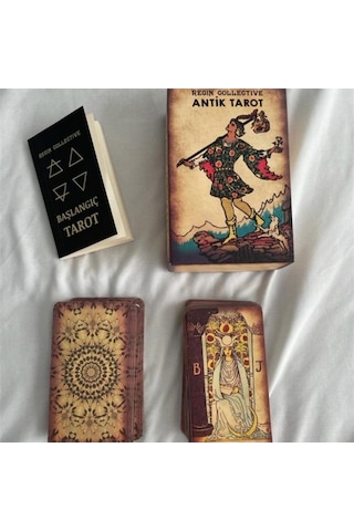 78 Antik Tarot Kartı Ve Başlangıç Tarot Kitabı