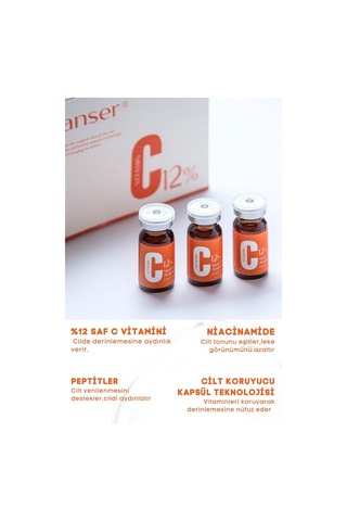 Celleanser C Vitaminli Leke Karşıtı ve Aydınlatıcı Peptitli Serum 30 ML