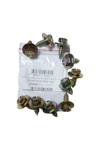 Kendinden Pullu Koç Vidası Sarı 6,3x19 311821143 Opel 12138530118 Bmw Ford 10 Adet 15008 M22 x 170