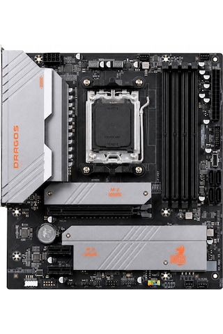 Dragos Gaming B650 4d 3x M.2 4x Ddr5 6000mhz Type-c Usb 3.2 Hdmi Dp 2.5 G.lan Am5 Matx Anakart