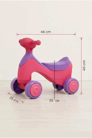 Miniklerin İlk Heyecanı: Motor Gelişimini Destekleyen Renkli Eğlenceli Ve Eğitici İlk Bisikletim Mor