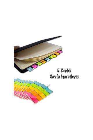 Lexroo Pmp-550 5 Renkli Sayfa Ayracı