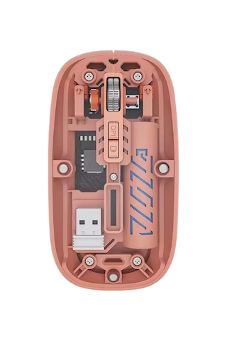 Şeffaf Kablosuz Mouse Bluetooth Bağlantılı Sessiz Tıklama Diğer