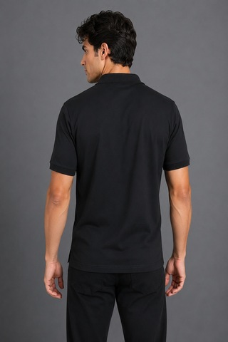 Bisse Si Yah Jakarli Kaleci Yaka Tshirt Ts26y26104 D-90 Siyah