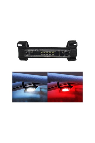 Xiyyadms Utv/atv İçin Çift Renkli Led Tavan Lambası - Dumanlı Kılıf Ve Beyaz/kırmızı Işık Seçeneği