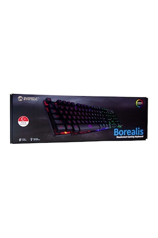 Everest KB-188 Borealis Usb Kablolu Gökkuşağı Aydınlatmalı Gaming Q Klavye