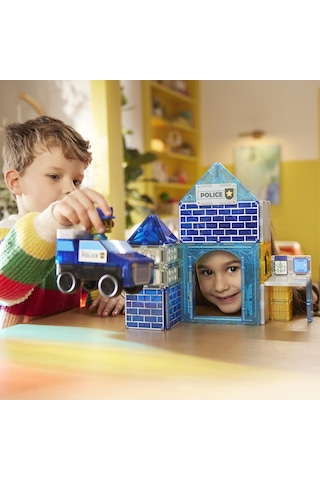 Magna-tıles - Police Station - 35 Parça