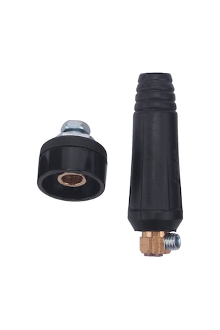 Xurunkeji Takım Siyah Avrupa Tarzı Elektrikli Kaynak Makinesi Kablo Bağlantısı Dkj 10-25 Hızlı Bağlantı Fişi Soketi