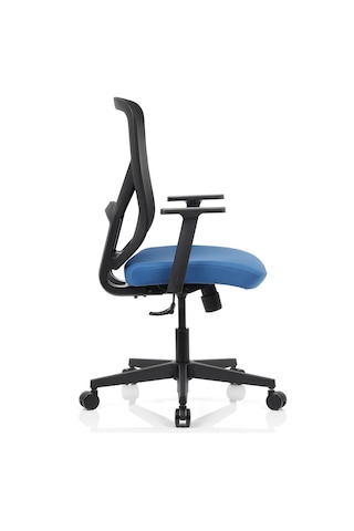 Bürosit Trend 9 Sabit Kolçak Çalışma Koltuğu Kumaş Mavi