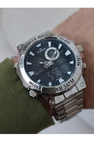 Naviforce Erkek Kol Saati Çift Kordonlu Dijital & Analog 2100