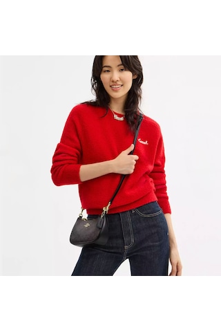 Coach Teri Mini Crossbody Kadın Çanta Acı Kahverengi