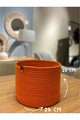 Rover Çok Amaçlı Düzenleyici Sepet, Saksılık, Organizer 20-26, Küçük Boy Turuncu