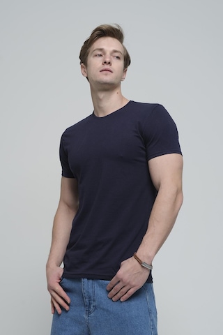 Ftx Slim Fit Bisiklet Yaka Erkek Basic Tshirt