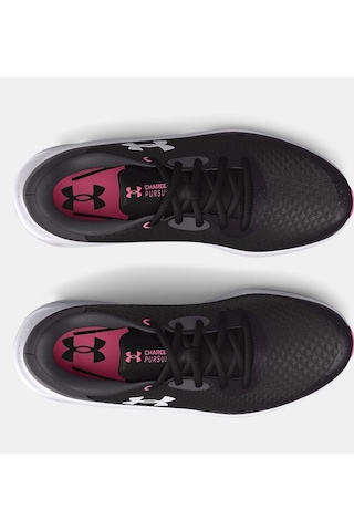 Under Armour Kız Çocuk UA Charged Pursuit 3 Koşu Ayakkabısı 3025011-001 Black Jet Gray White