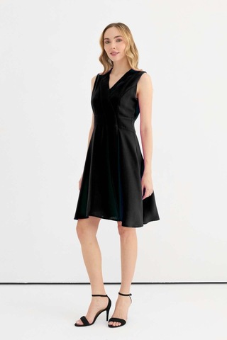 Selen Kadın Elbise 25ysl7636 Siyah