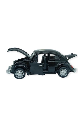 Sesli Işıklı Vosvos Araba 15 Cm - 32111d - Siyah Lisinya