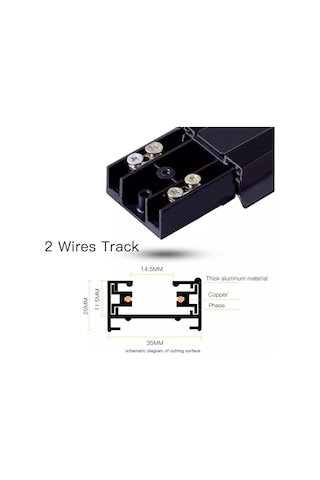 Beyaz Canmeıjıa Alüminyum Led Parça Işık Mağaza Ev Parça Aydınlatma İçin Lamba Rayları 4pcs 0.5m Track Rail