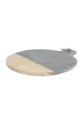 Porland Patna Siyah Yuvarlak Sunum Taşı 43 Cm 04sty003426