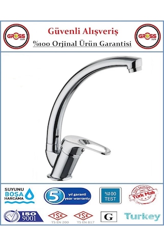 Şenpres Hilal Mix Mutfak Evye Bataryası - 40'lık Kartuş