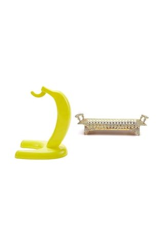 Adet Plastik Muz Askısı Zemin Modeli Meyve Tutucu Standı Ve 1 Adet Avrupa Narin Meyve Tabağı, Lüks