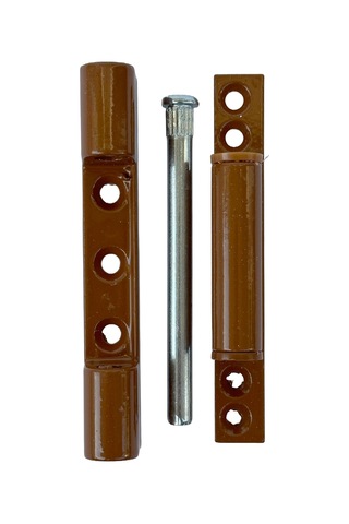 Pvc Plastik Pencere Ve Kapılar İçin Metal Menteşe, 95mm Uzun Tip, Kahverengi Diğer