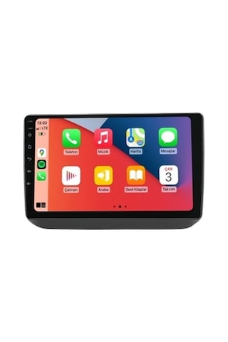 Skoda Fabia 2008-2014 4gb Ram 32gb Hafıza 4 Çekirdek Carplay Kamera Android Multimedya 9"