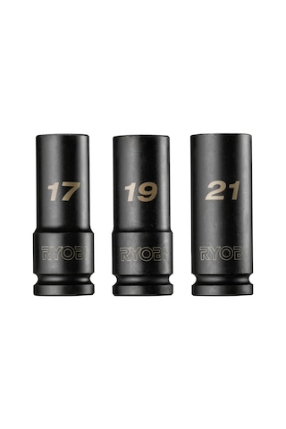 Ryobi Rhdıs3pc 1/2" 3 Parça Derin Lokma Seti 17-19-21 Mm - 5132006070