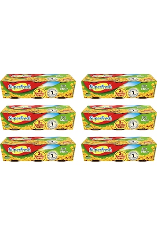 Superfresh Mısır Konserve 6'lı 3 x 200 G