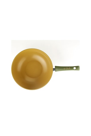 İlla Olıvılla 28 CM Wok Tava Zeyinyağ İçerikli Kaplama