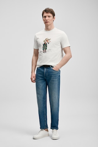 Lufian Duck Modern Grafik T- Shirt Kırık Beyaz Kırık Beyaz 111020292100510 Kırık Beyaz