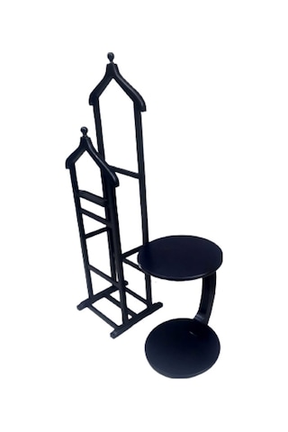 Bengimobilya Dilsiz Uşak C Ufo Takım, Model Parlak Siyah Lake Boya, Çift Tepel