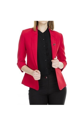 Ayhan 90179 Kadın Ceket AYHAN-90179-R0766 Kırmızı
