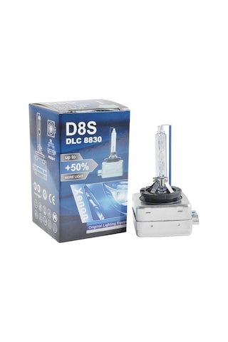 Delco D8s 8000k %50 Fazla Işık Buz Mavisi Oem Xenon Far Ampulü