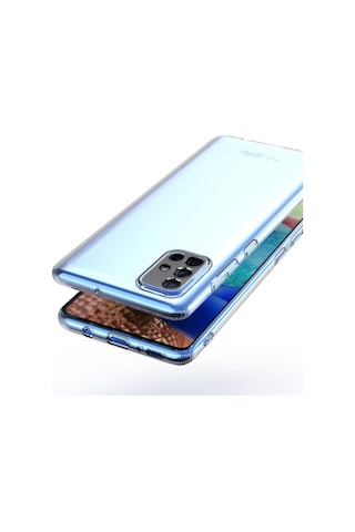 Samsung A51 Uyumlu Kamera Korumalı 3D Şeffaf Silikon Kılıf 455816767