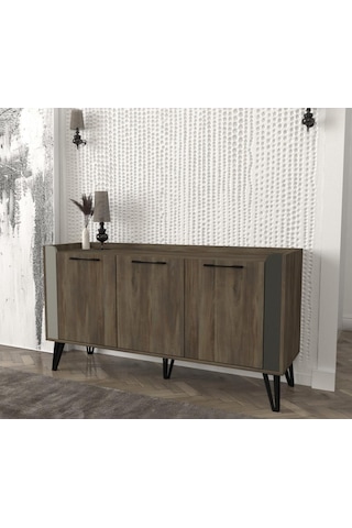 Dekorister Borges Konsol Cura-Nehirkumu-Antrasit