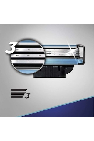 Gillette Mach3 Yedek Başlık 4'lü