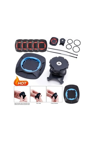 Tysm Joyjadehub Bisiklet Gidon Mavi Telefon Standı Motosiklet 1pc Abs Materyal, Kırmızı Ve Mavi Renkler 1pc