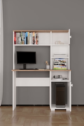 Meta Çalışma Masası Atlantik Çam Beyaz Atlantik Çam Beyaz