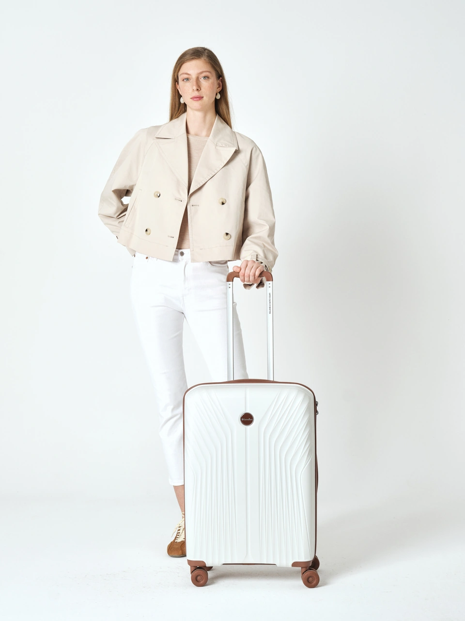 United Colors Of Benetton Unisex Orta Boy Valiz 14bnt8010 Beyaz