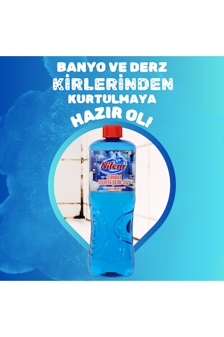 Nilem Sihirli Muhteşem Sıvı Fayans ve Duşakabin Temizleyici 3 x 1 L