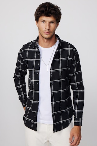 Tudors Slim Fit Dar Kesim Cepli Kareli Oduncu Erkek Gömlek-28532-multi Çok Renkli