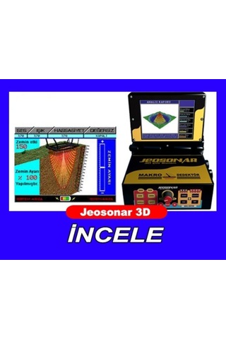 Jeosonar 3D Dedektör