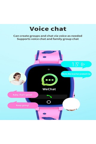 Leezsing 1.44" Kareli Renkli Ekranlı Çocuk Akıllı Saat (İthalatçı Garantili)