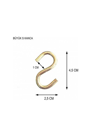 S Büyük Kanca Atyticaret Kablo Kanal Aksesuarları Ürün
