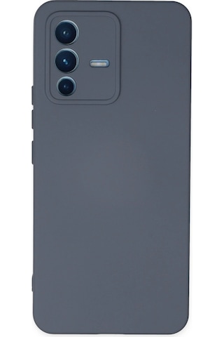 Cosmotex Newface Vivo V23 5g Kılıf Nano İçi Kadife Silikon - Gri