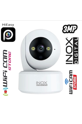 Inox X108 İç Ortam 3mp Wifi Akıllı Güvenlik Kamerası