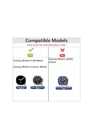 Samsung Galaxy Uyumlu Watch 8 40mm 44mm Classic 46mm Kordon Spor Silikon Band İprenkli