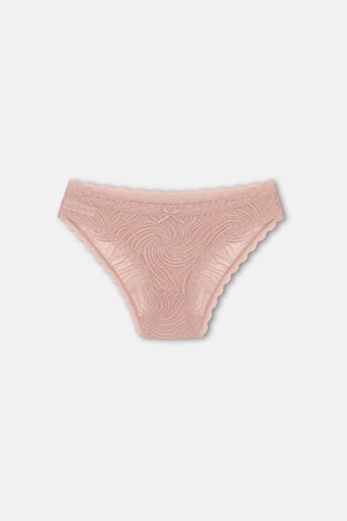 Suwen 3lü Dantelli Normal Bel Slip Külot St00496011343 Kahverengi - Ten - Pembe