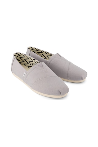 Espadril / Keten Erkek 10020857 Toms Alpargata Recycled Cotton Canvas Drizzle Grey Grey Gri