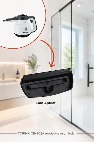 Buharlı Temizleyici Yedek Cam Aparatı Cb902a Pratik Aparat Ayna Başlığı Duşakabin Ucu